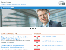 Tablet Screenshot of caspary.de